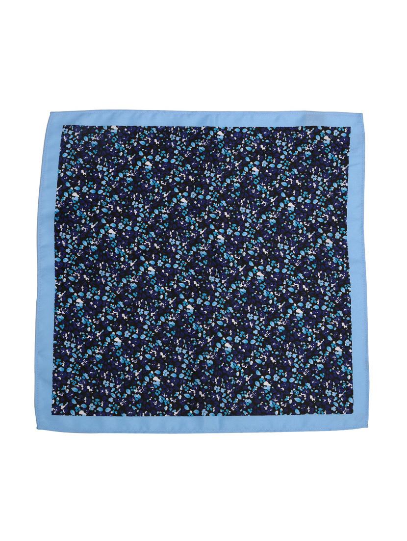 blue micro fiber pocketsquare - 12114821 -  Standard Image - 1