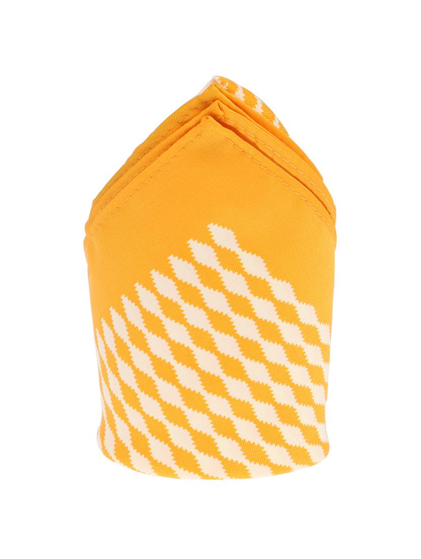 yellow micro fiber pocketsquare - 12114824 - Standard Image - 4
