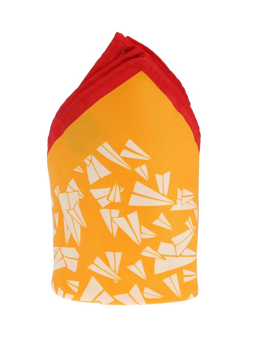 yellow micro fiber pocketsquare - 12114833 - Standard Image - 4