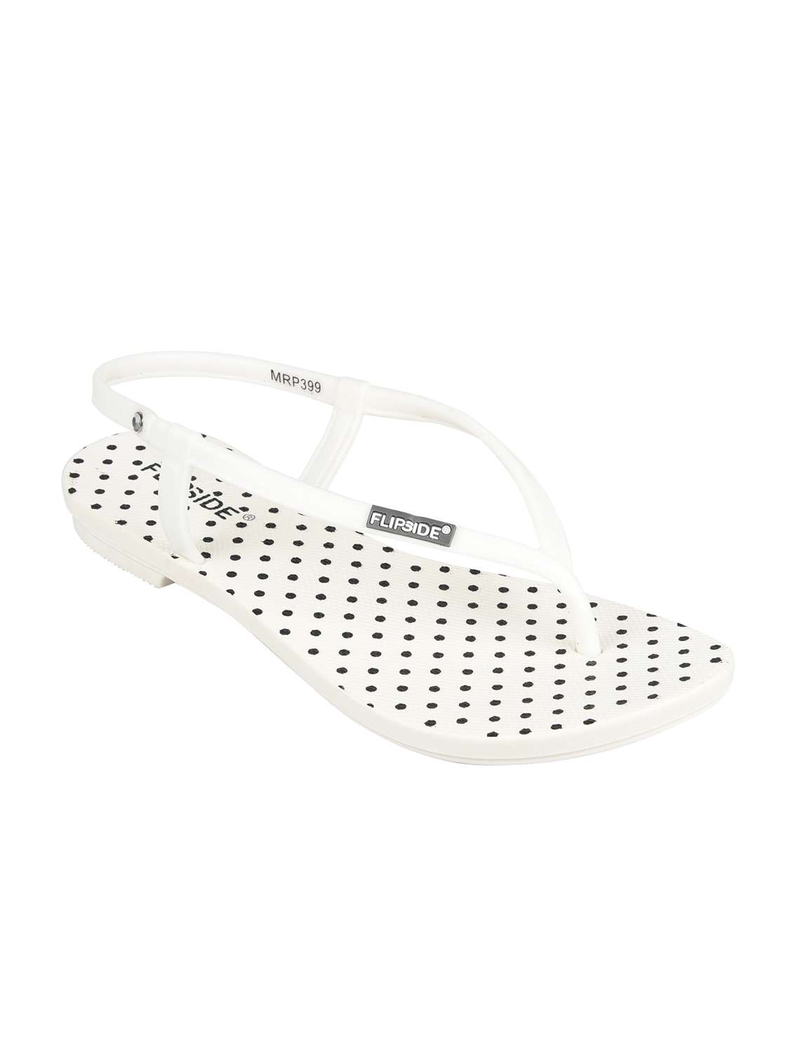white pvc sandal