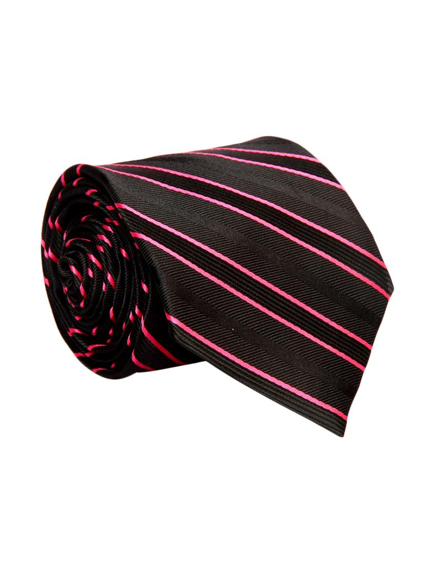 black pink color, microfiber neck tie - 12140091 - Zoom Image - 0
