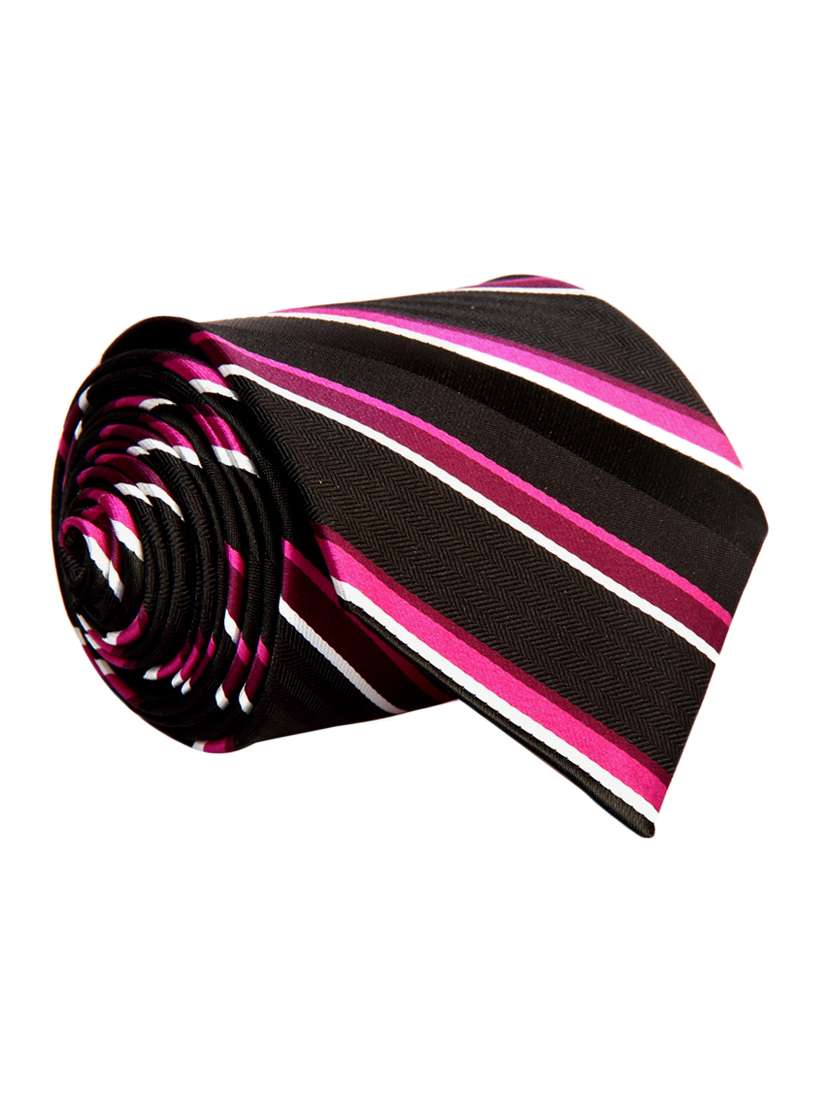 black pink color, micro fiber neck- tie