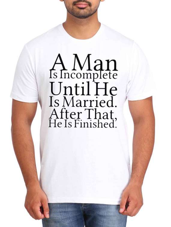 white polyester tshirt