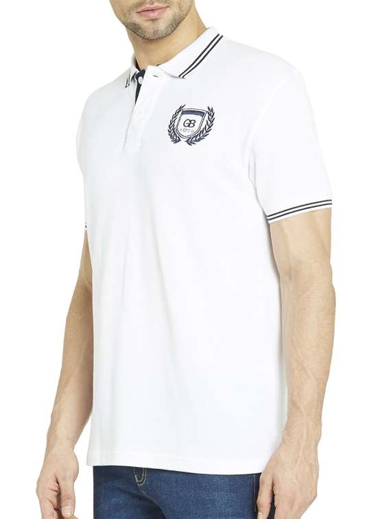 white cotton tshirt - 12154169 - Standard Image - 1