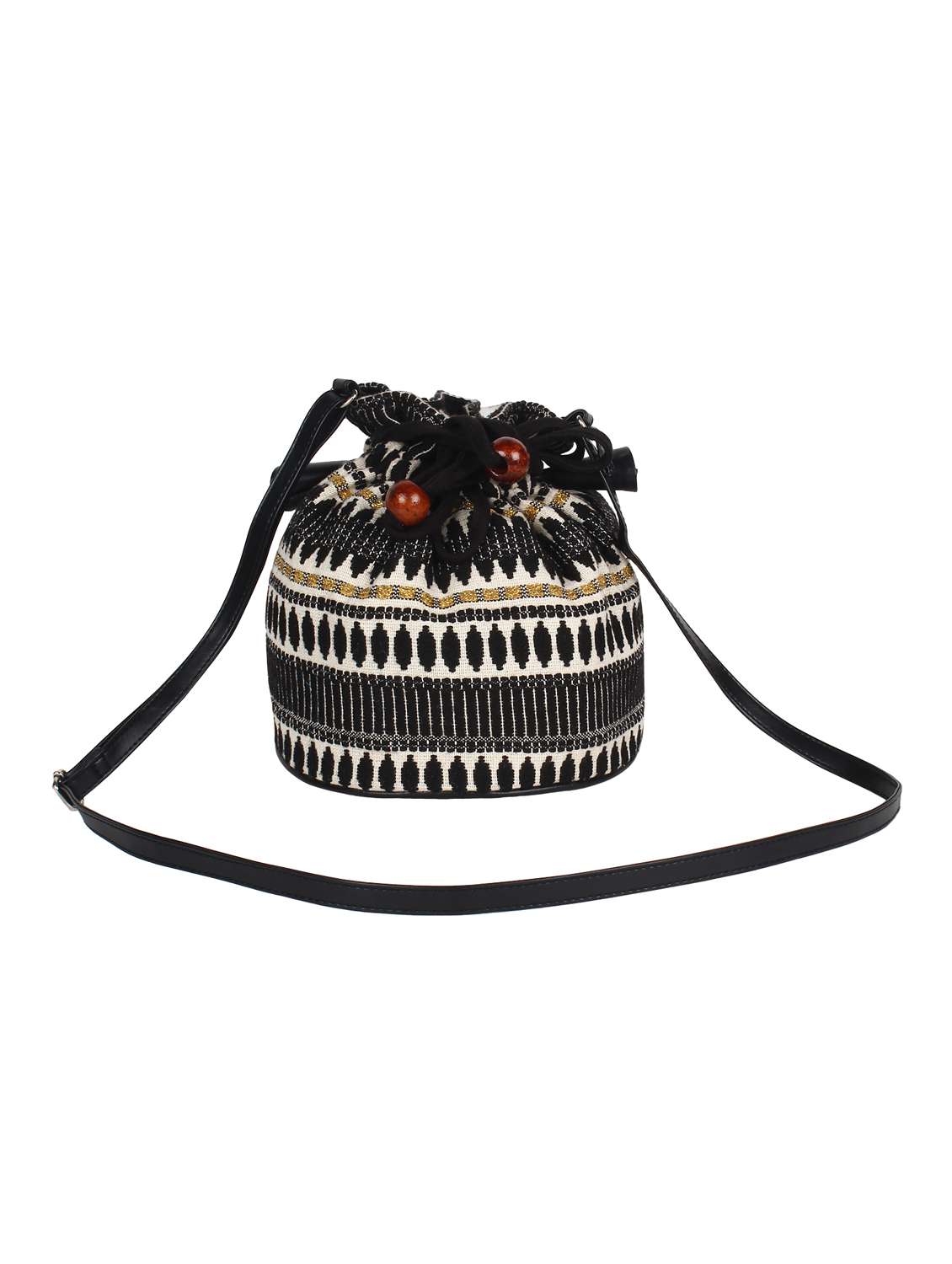 multi coloured cotton potli