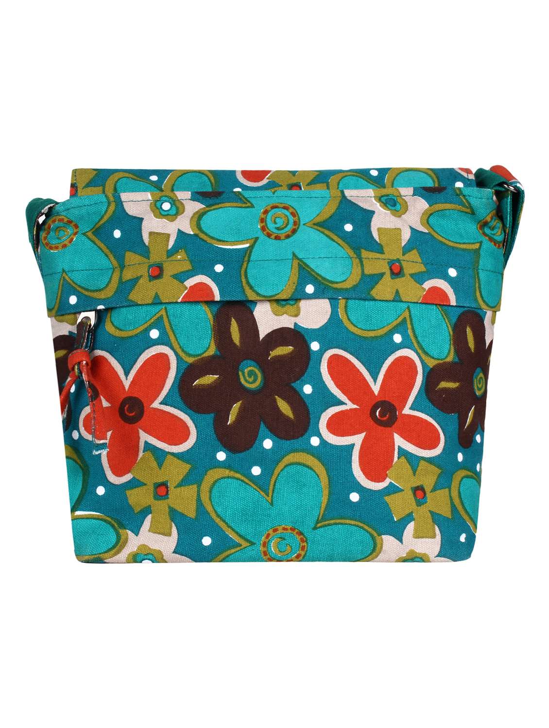 multi floral printed canvas sling bag - 12155967 -  Standard Image - 1