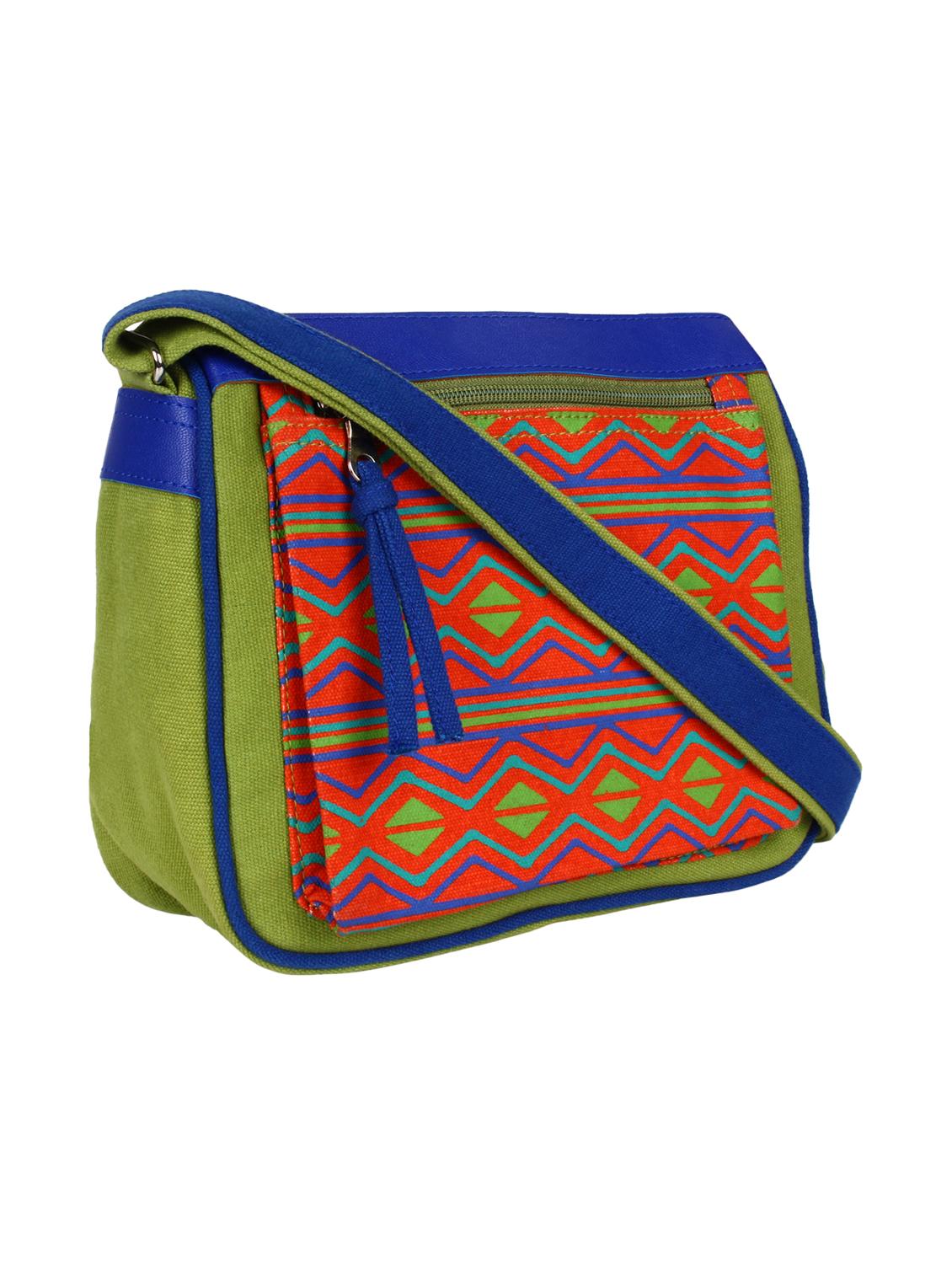 printed canvas sling bag - 12155978 - Standard Image - 4