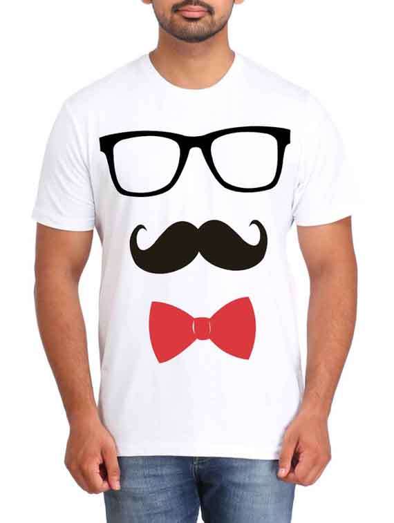 white polyester tshirt