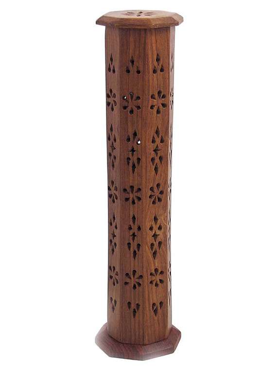 desi karigar  wooden antique incense box