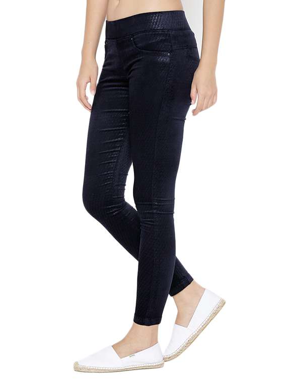 navy blue cotton jeggings - 12165440 -  Standard Image - 1