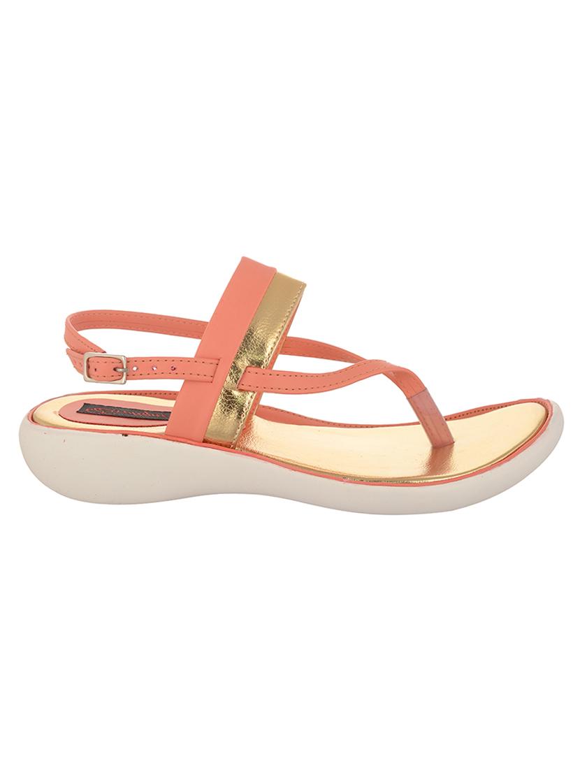 pink back strap synthetic sandal - 12165550 - Standard Image - 1