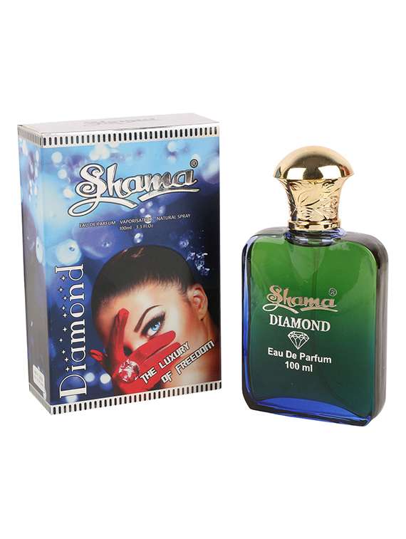 shama diamond series alcohol free, undiluted perfume for women,100 ml bottle - (brand outlet)