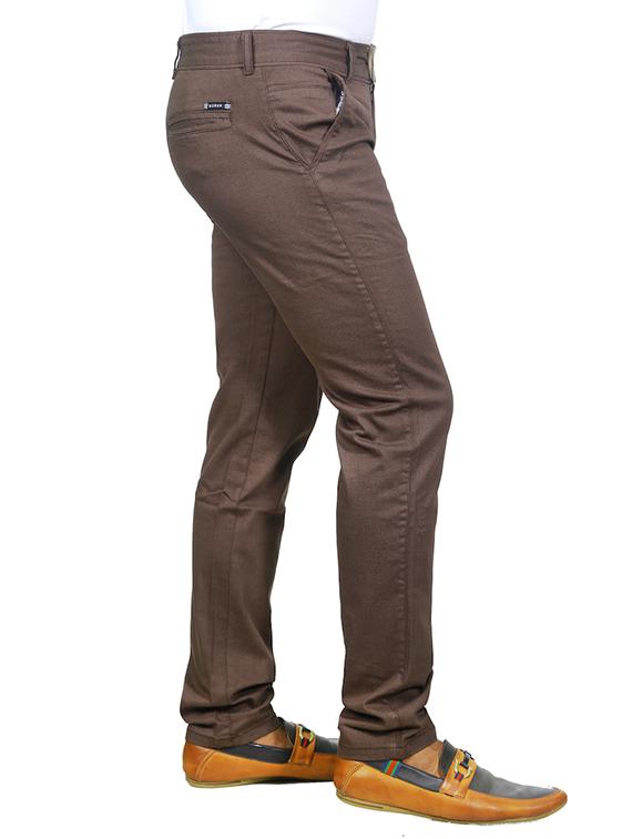 brown satin jeans - 12176224 - Standard Image - 1