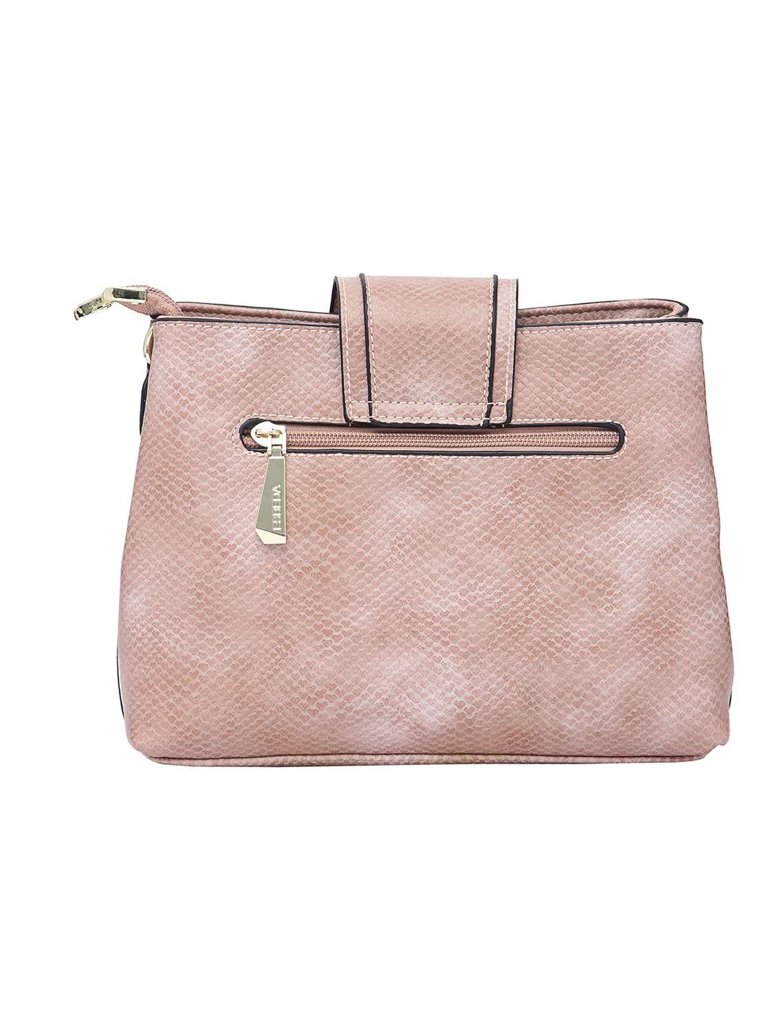 beige synthetic leather sling bag - 12184927 -  Standard Image - 1