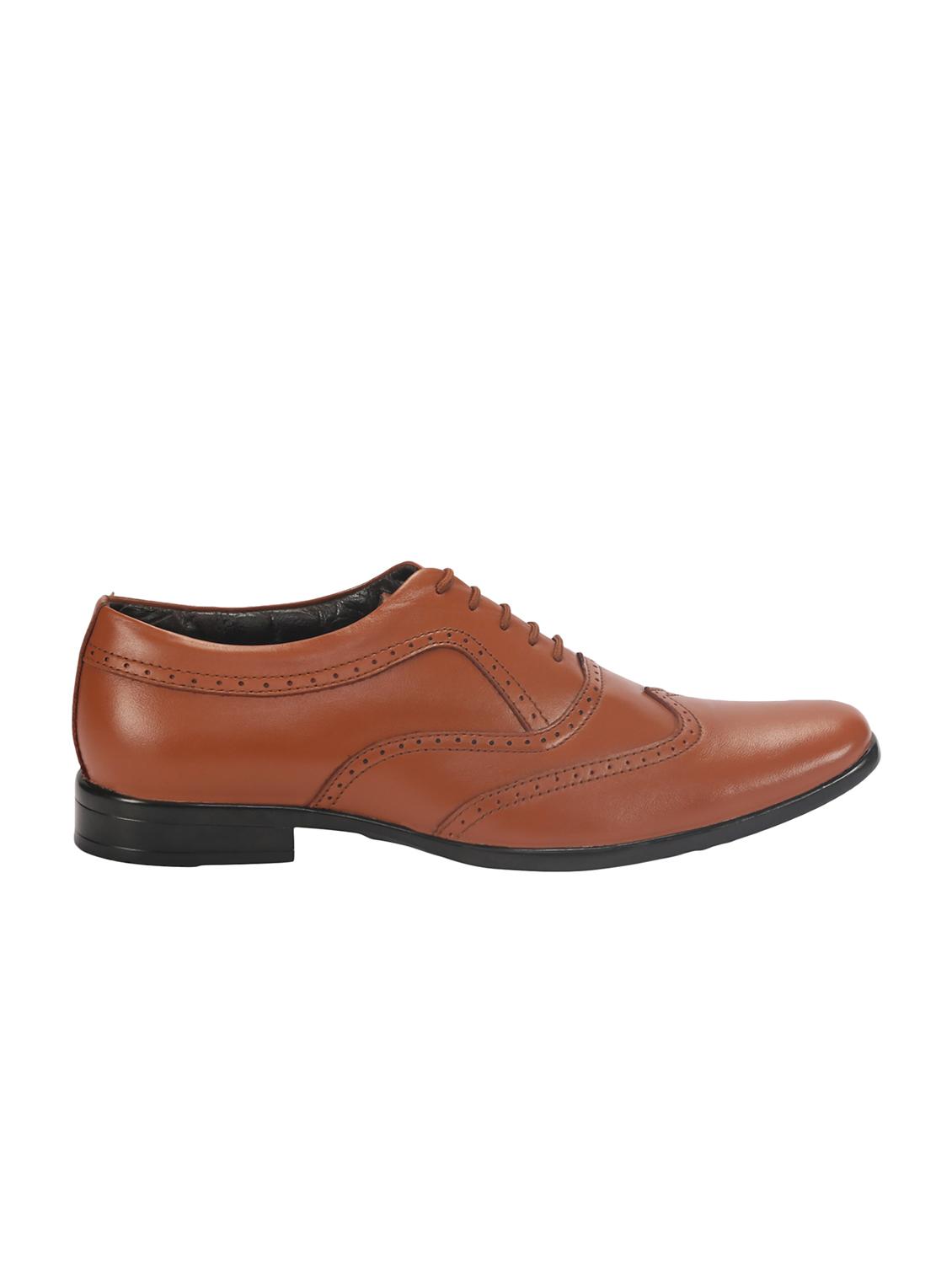 tan leather brouge - 12185252 -  Standard Image - 1