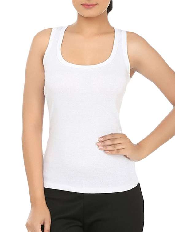 set of 2 multicolored cotton camisoles  - 12203655 -  Standard Image - 1