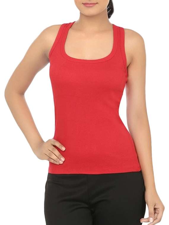 set of 2 multicolored cotton camisoles  - 12203659 -  Standard Image - 1