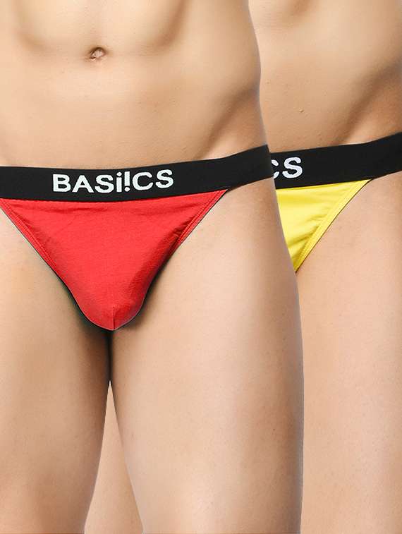 multi colored cotton brief