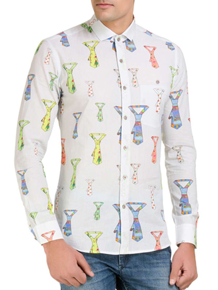 multi colored cotton casual shirt