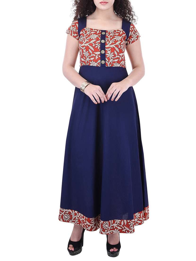 flared printed kurta
