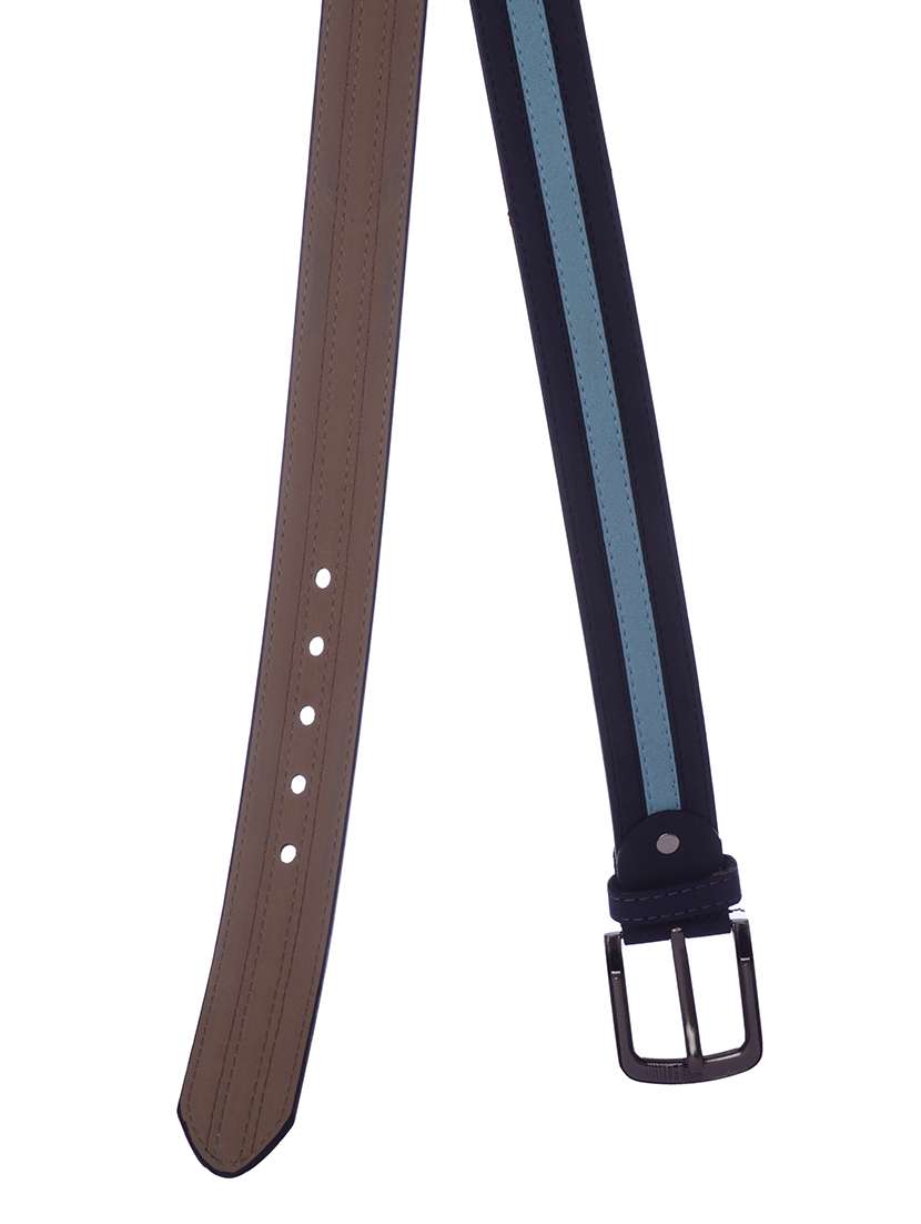 blue leather belt - 12221006 - Standard Image - 1