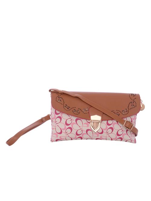 multi leatherette sling bag - 12221056 -  Standard Image - 0