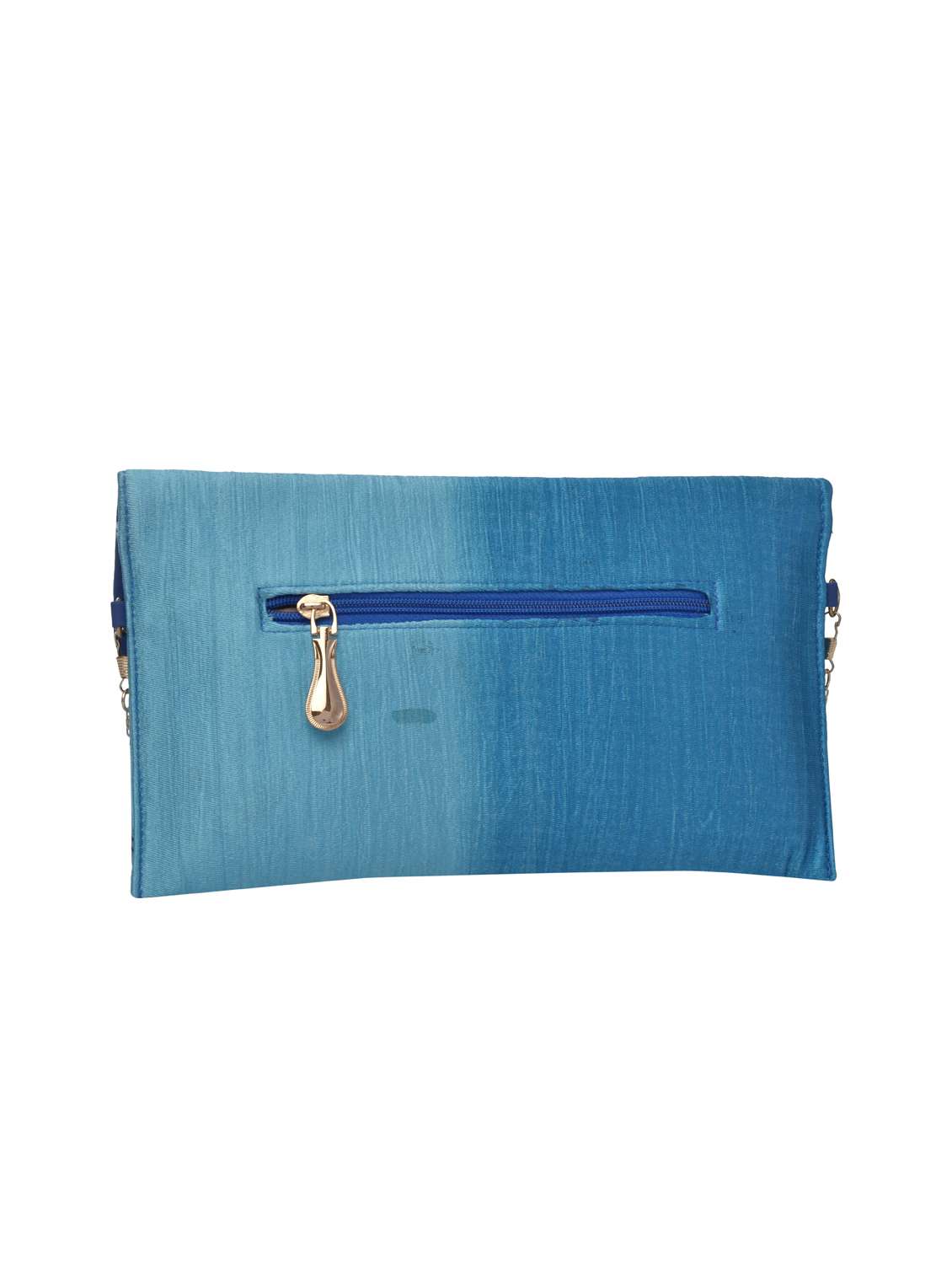 blue satin sling bag - 12221059 - Standard Image - 1
