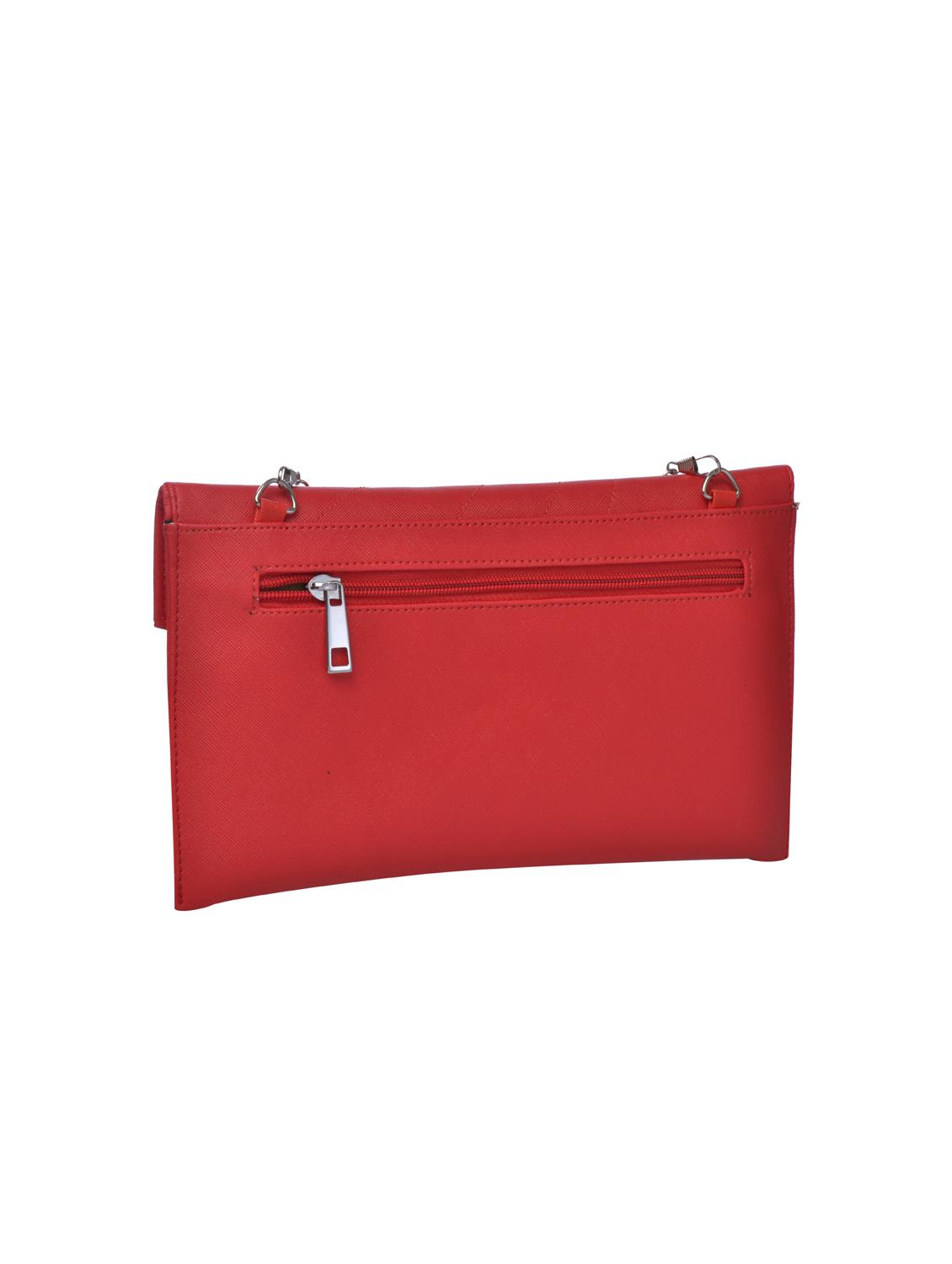 red leatherette sling bag - 12221062 - Standard Image - 1