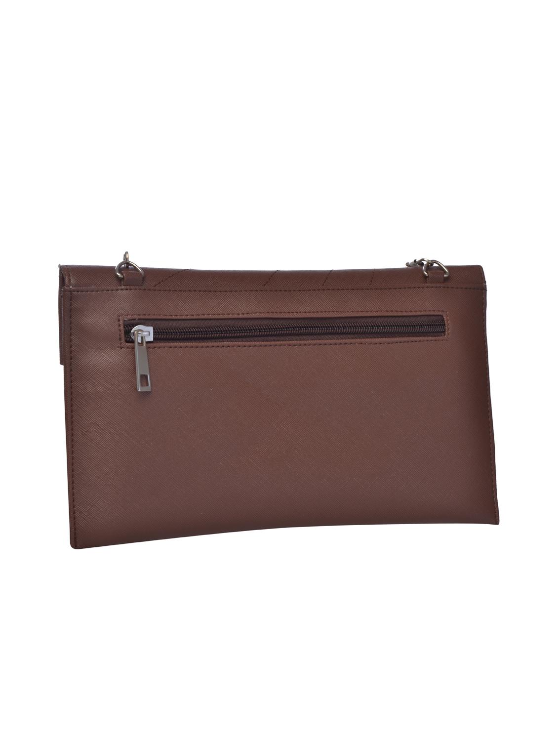 brown leatherette sling bag - 12221063 - Standard Image - 1