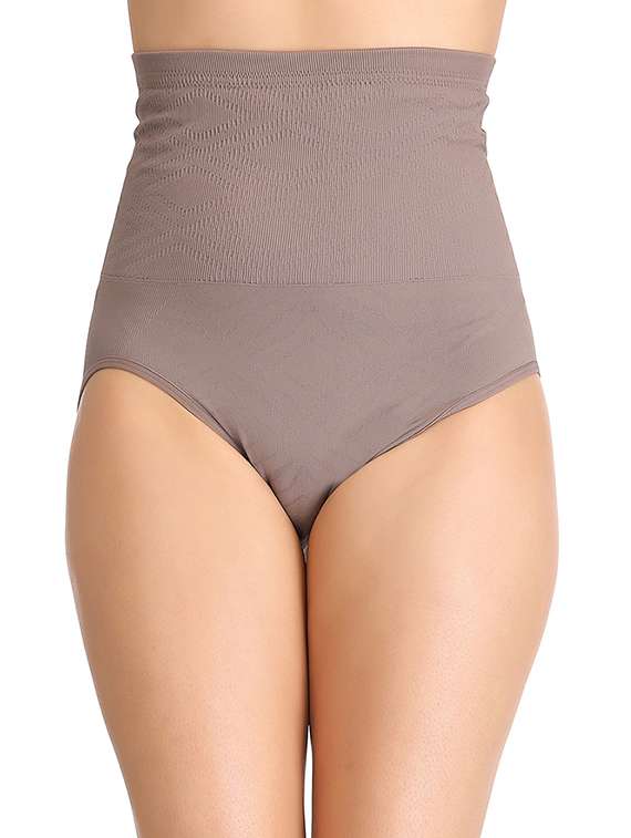 grey nylon shaper brief shapewear