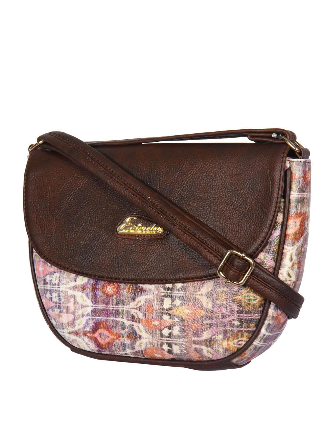 multi synthetic leather sling bag - 12239847 - Standard Image - 4