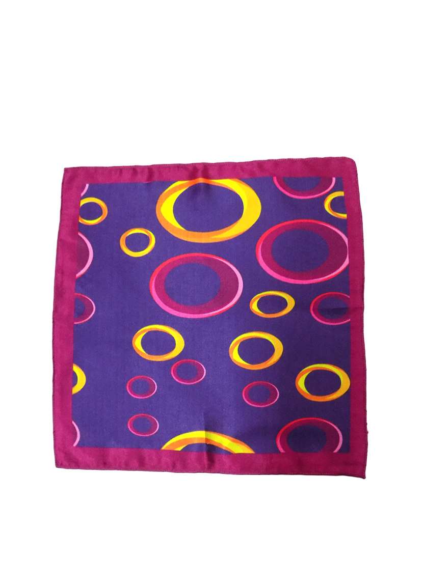 blue polyester handkerchief