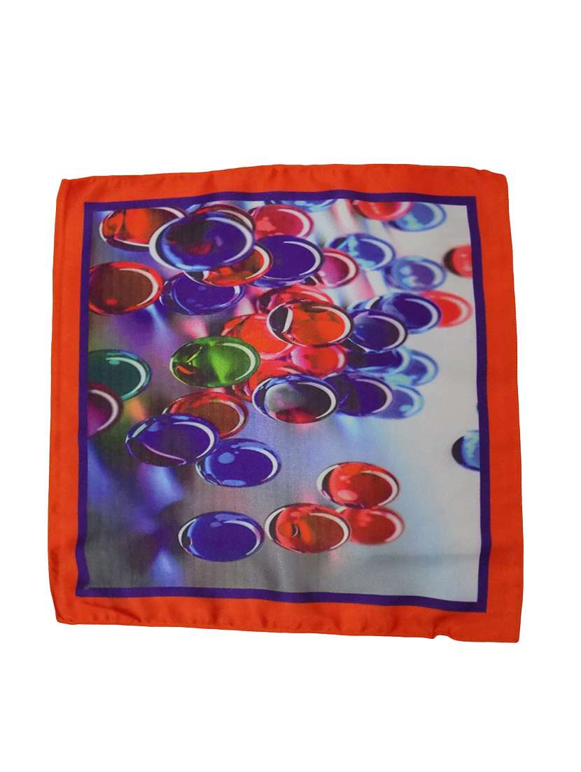 orange polyester handkerchief