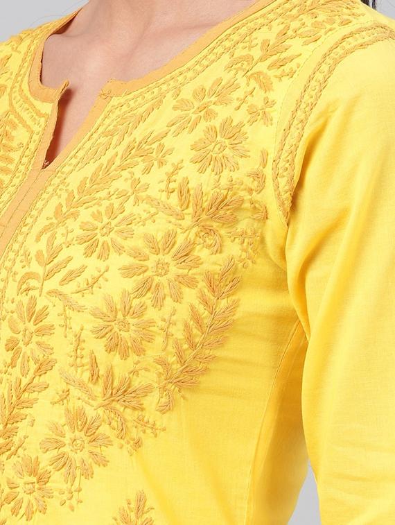 women's straight kurta - 12245190 - Standard Image - 4