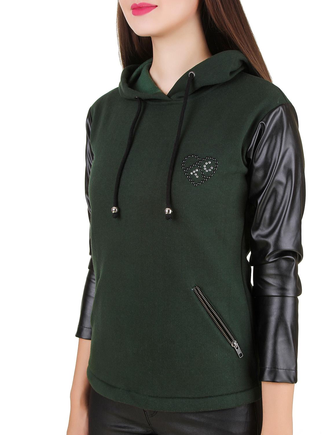 hooded neck pocket detail sweatshirt - 12251252 - Standard Image - 1
