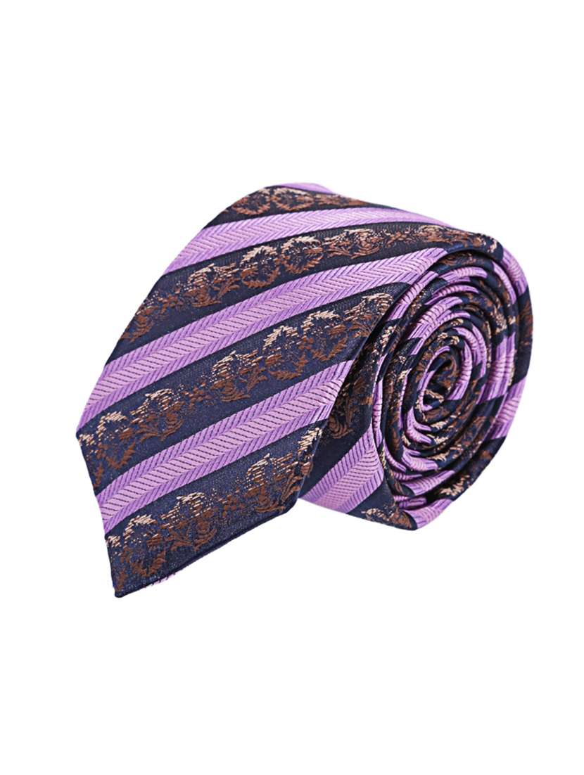 purple micro fiber tie
