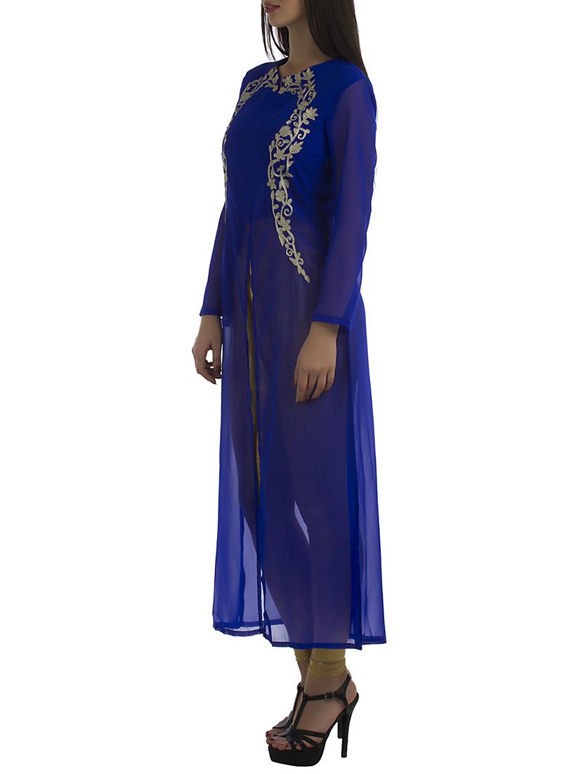 women's front slit kurta - 12275131 -  Standard Image - 1