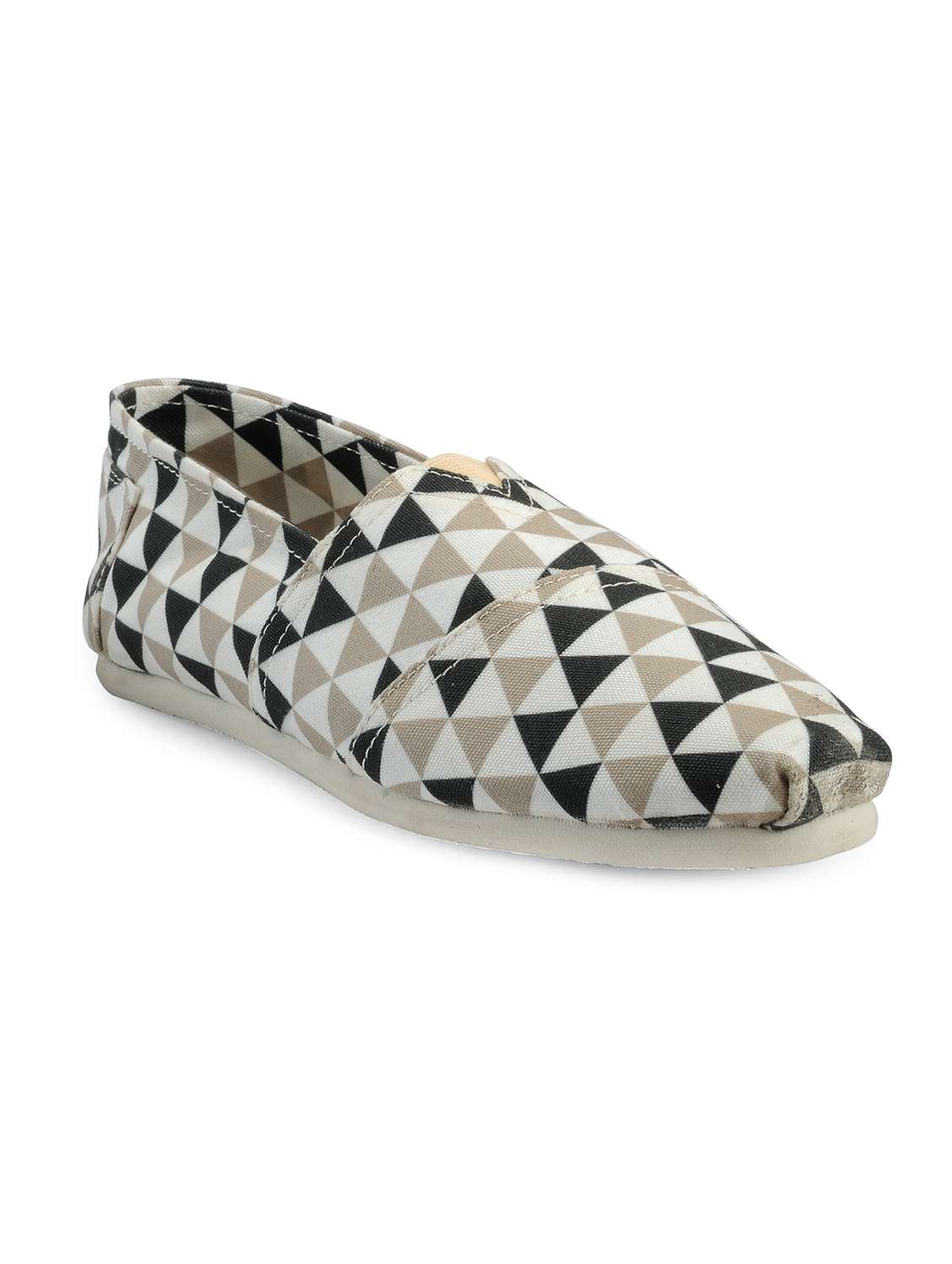 multi colored canvas casual slipon