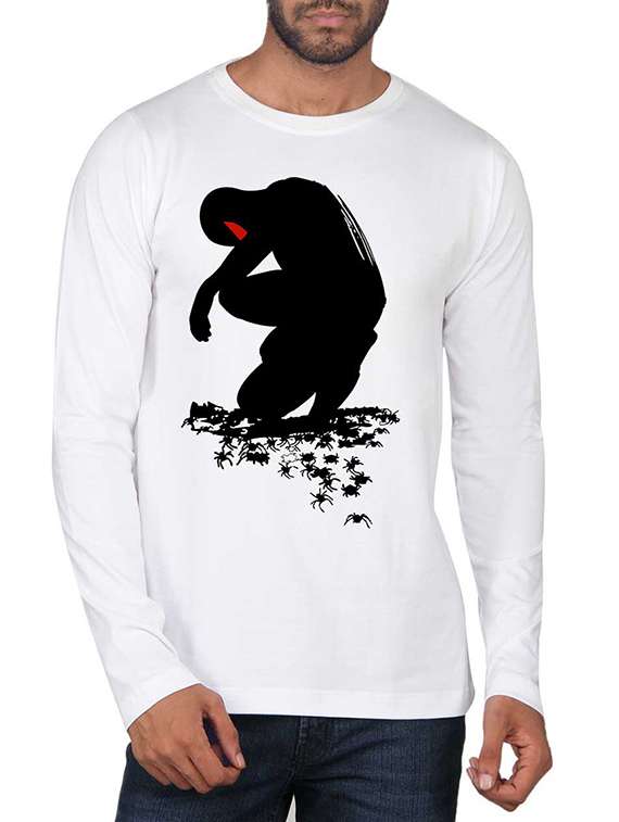 white cotton t-shirt