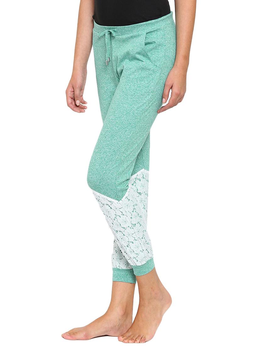 green crepe pajama - 12315429 - Standard Image - 1