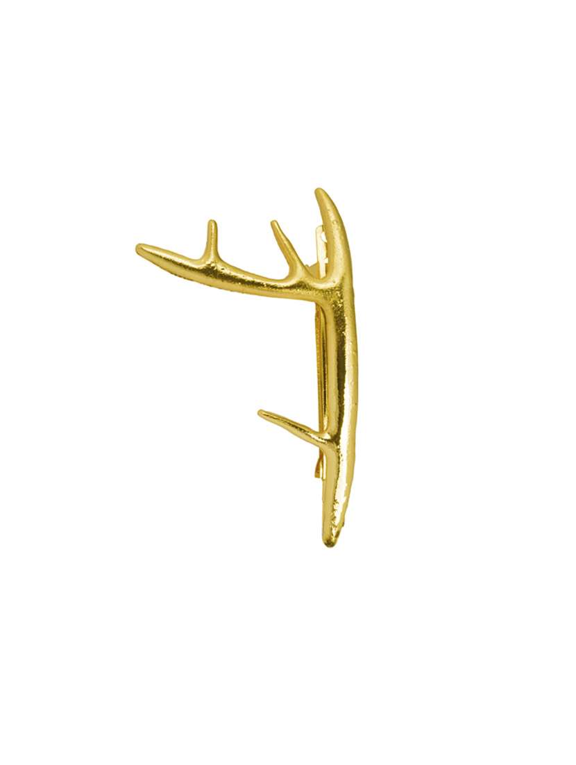 gold metal hair dresser