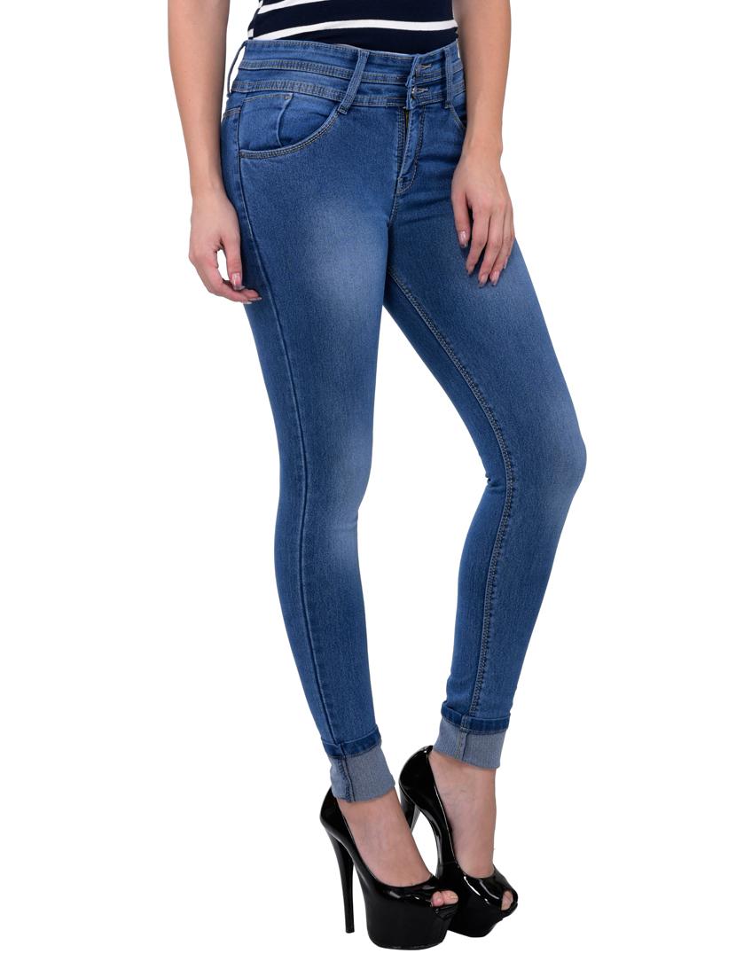 women's plain slim fit jeans - 12327965 -  Standard Image - 1