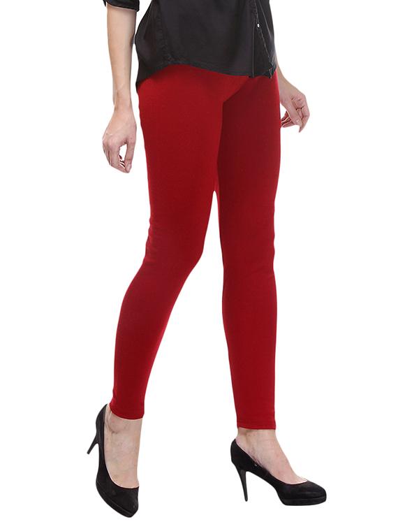red cotton leggings - 12328184 - Standard Image - 1