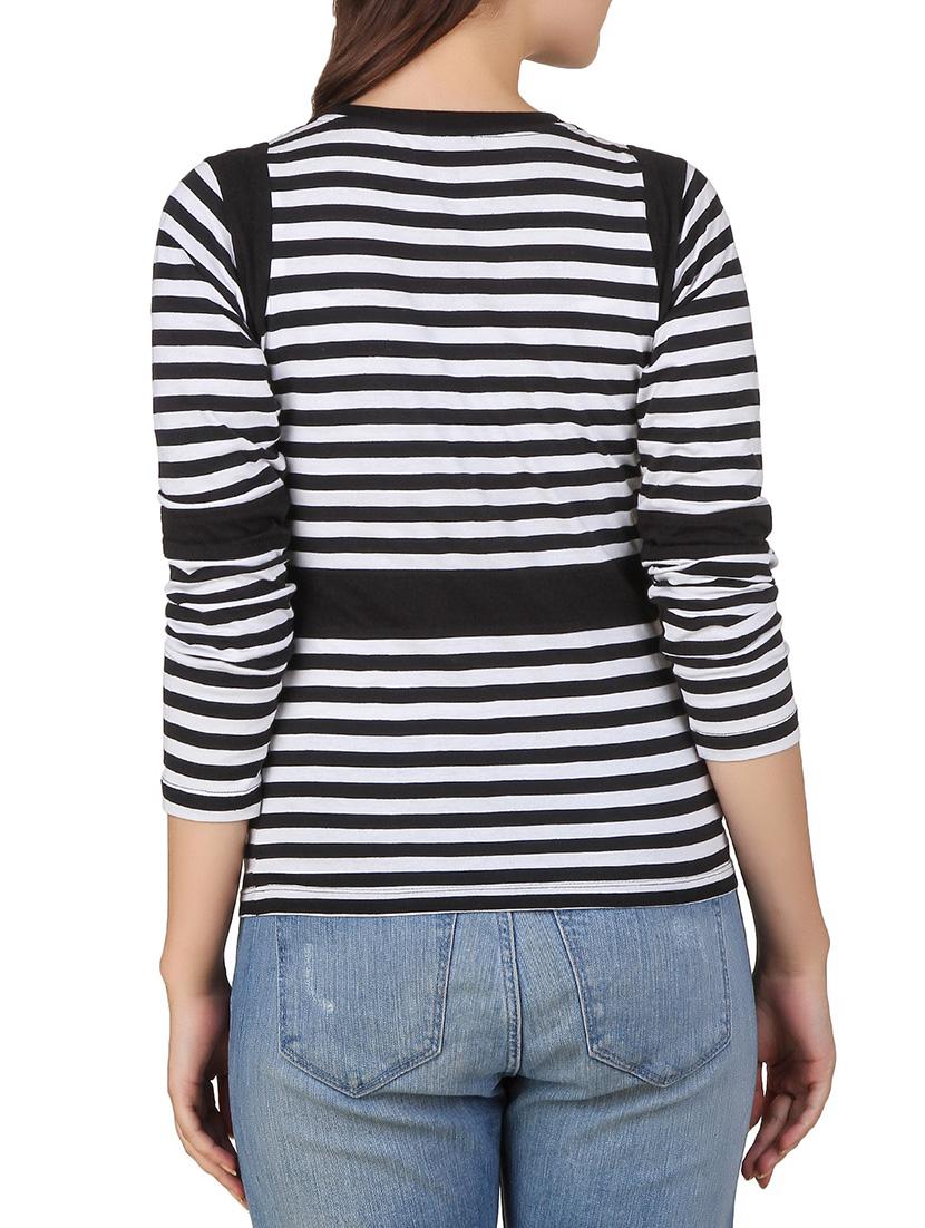 long sleeved striped top - 12332169 -  Standard Image - 1