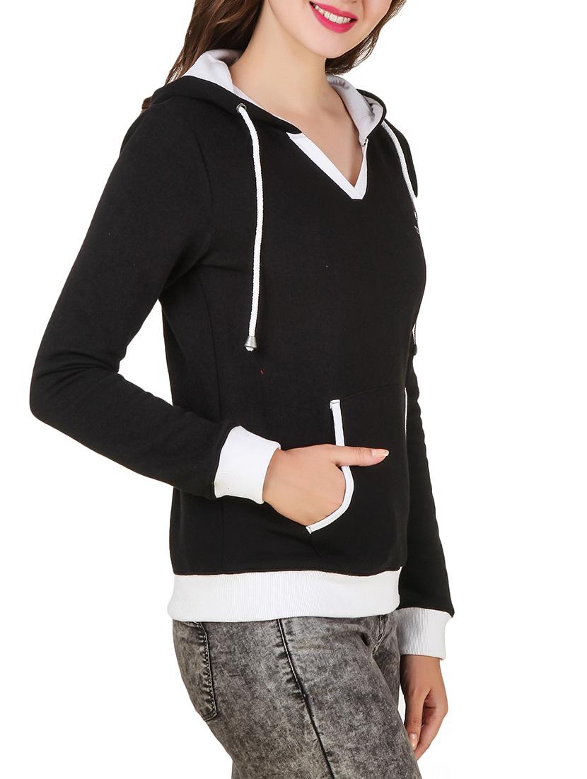 women's color block sweatshirt - 12332188 - Standard Image - 1