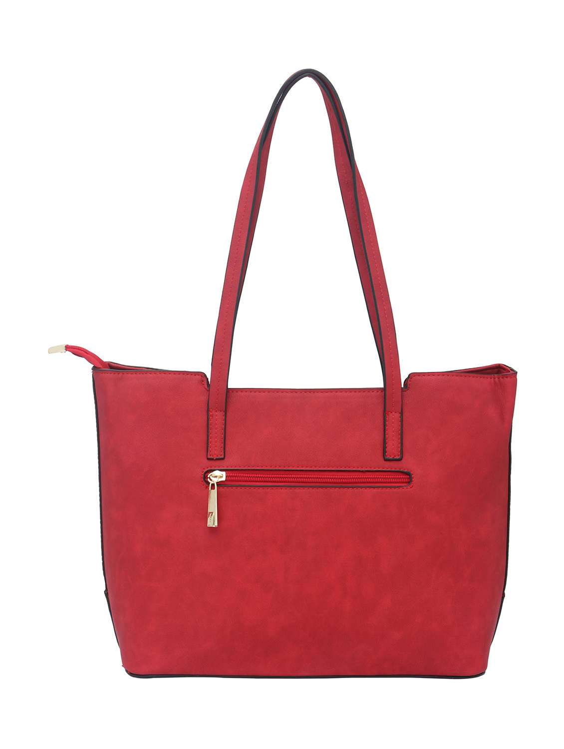 red synthetic leather handbag - 12345643 -  Standard Image - 1