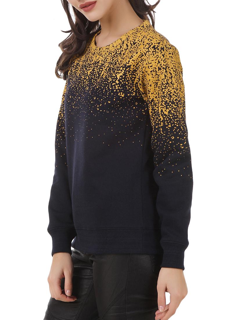 navy blue fleece sweatshirt - 12369819 - Standard Image - 1