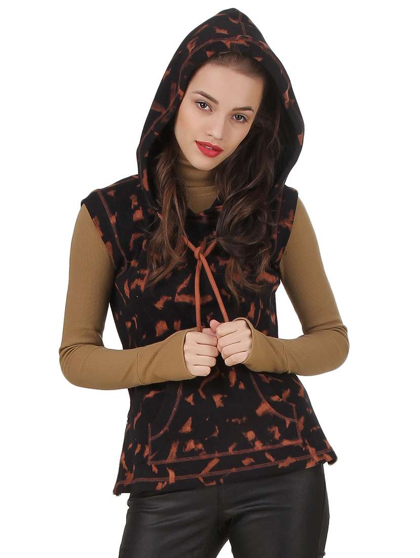 black cotton sweatshirt