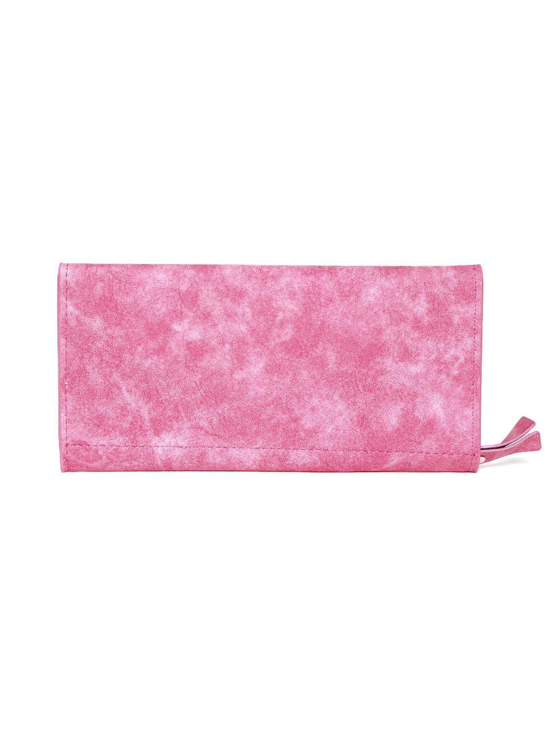 pink leatherette wallet - 12370196 -  Standard Image - 1