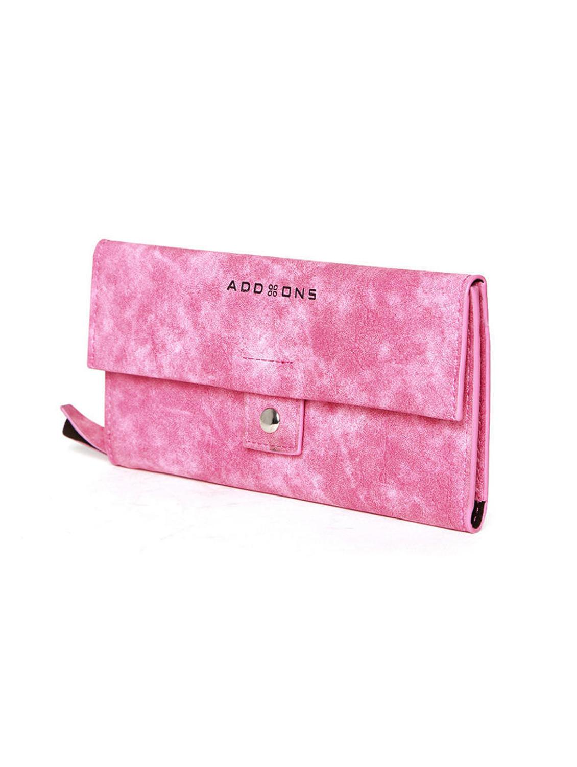 pink leatherette wallet - 12370196 - Standard Image - 4